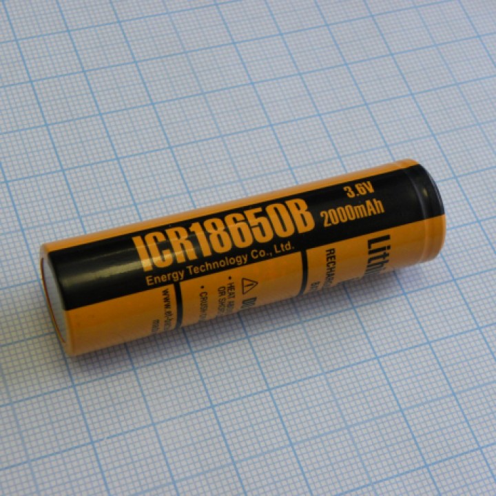 Аккумуляторы ET 2200 mAh (ICR18650B)