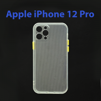 Чехол бампер для Apple iPhone 12 pro прозрачно-желтый
