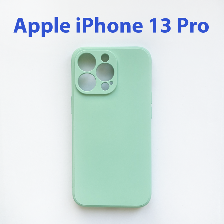 Чехол накладка для Apple iPhone 13 pro голубой