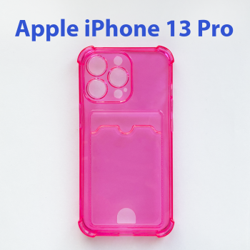 Чехол накладка для Apple iPhone 13 pro розовый