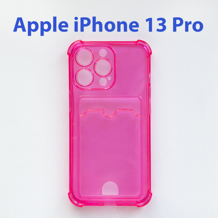 Чехол накладка для Apple iPhone 13 pro розовый