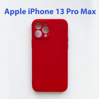 Чехол накладка для Apple iPhone 13 pro Max красный