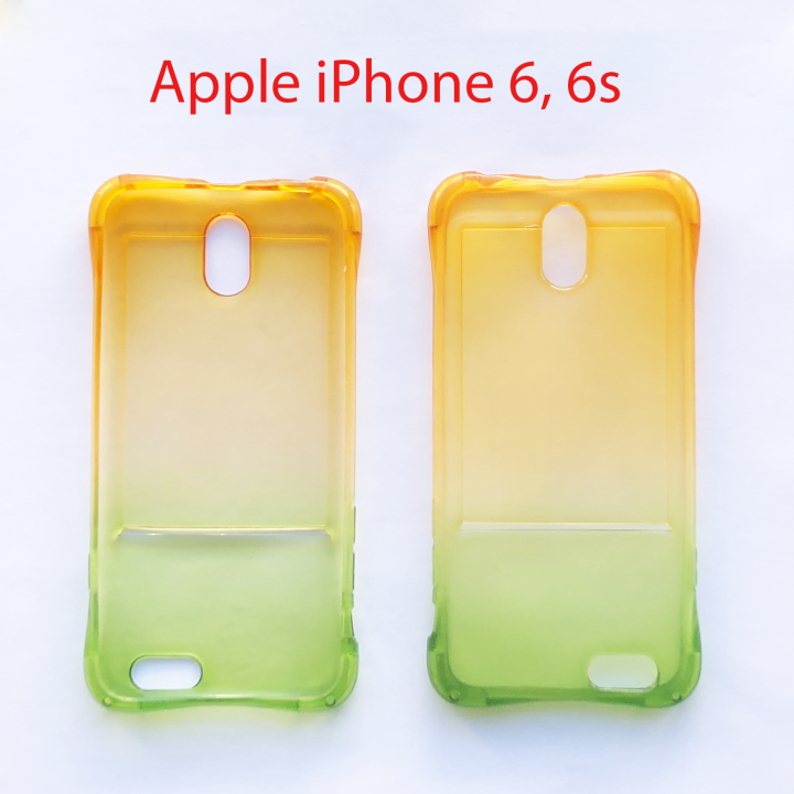 Чехол бампер Apple iPhone 6, 6s желто-зеленый