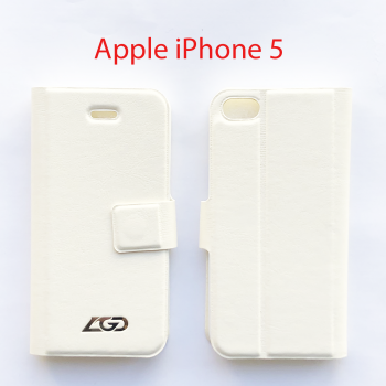Чехол книжка iPhone 5, 5s, SE 2016 белый