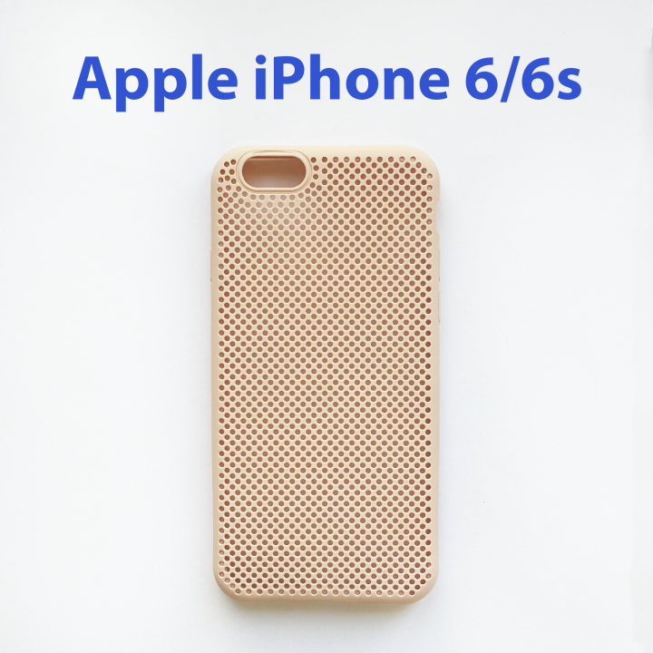 Чехол накладка для Apple iPhone 6, 6s светло-розовый