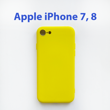 Чехол бампер Apple iPhone 7, 8, SE2 2020 (желтый)