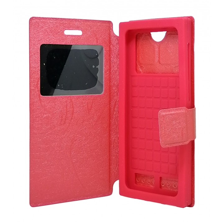 Чехол книжка универсальные S600u (74-125 мм) красный