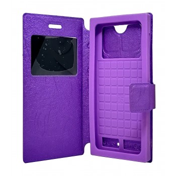 Чехол книжка универсальные S600u (74-135 мм) фиолетовы