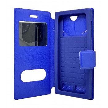 Чехол книжка универсальные S700u (74-135мм) синий