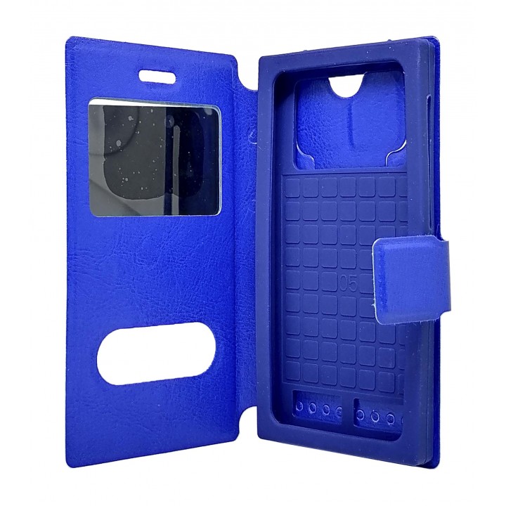 Чехол книжка универсальные S700u (67-128мм) синий