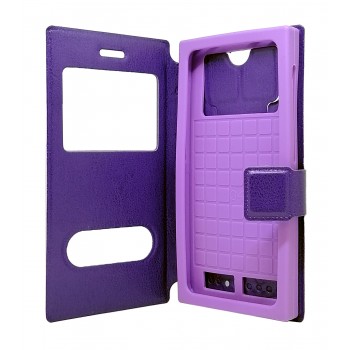 Чехол книжка универсальные S700u (70-138мм) Фиолетовый