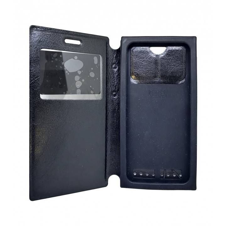 Чехол книжка универсальные W4 (76-145мм) черный