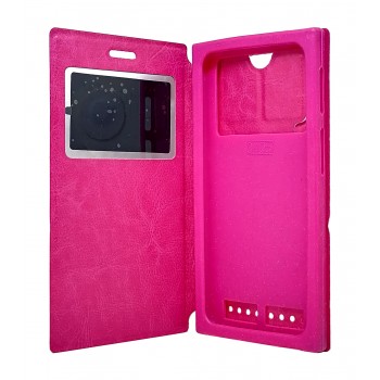 Чехол книжка универсальные W4 (76-145мм) розовый