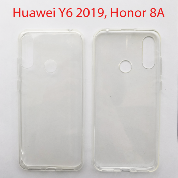 Чехол бампер Huawei Y6 2019, Honor 8a прозрачный