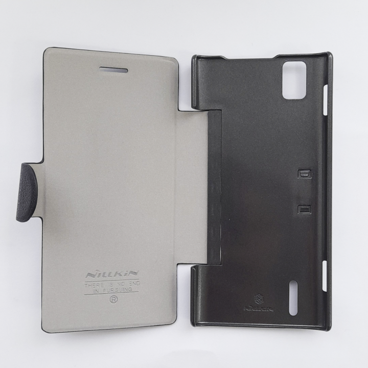 Чехол книжка Nillkin Huawei Ascend P2 черный
