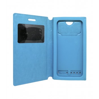 Чехол книжка универсальные W1 (70-129мм) голубой