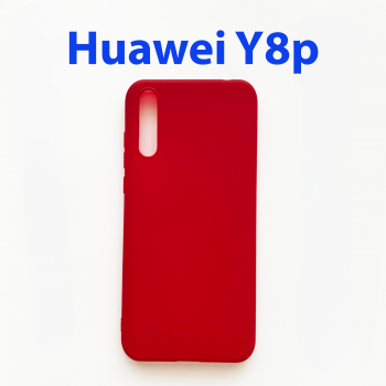 Силиконовый бампер для honor 30i, Huawei Y8p красный