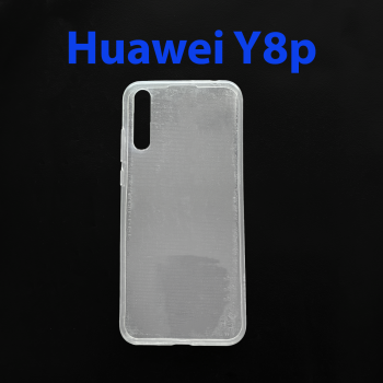 Силиконовый бампер для honor 30i, Huawei Y8p прозрачный