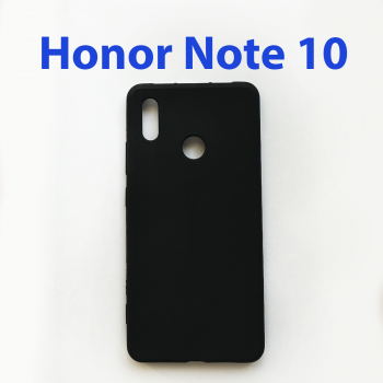 Силиконовый бампер для Huawei Honor Note 10 черный