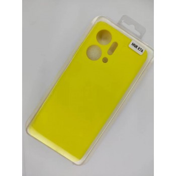 Силиконовый чехол для HONOR X7a (RKY-LX1) желтый