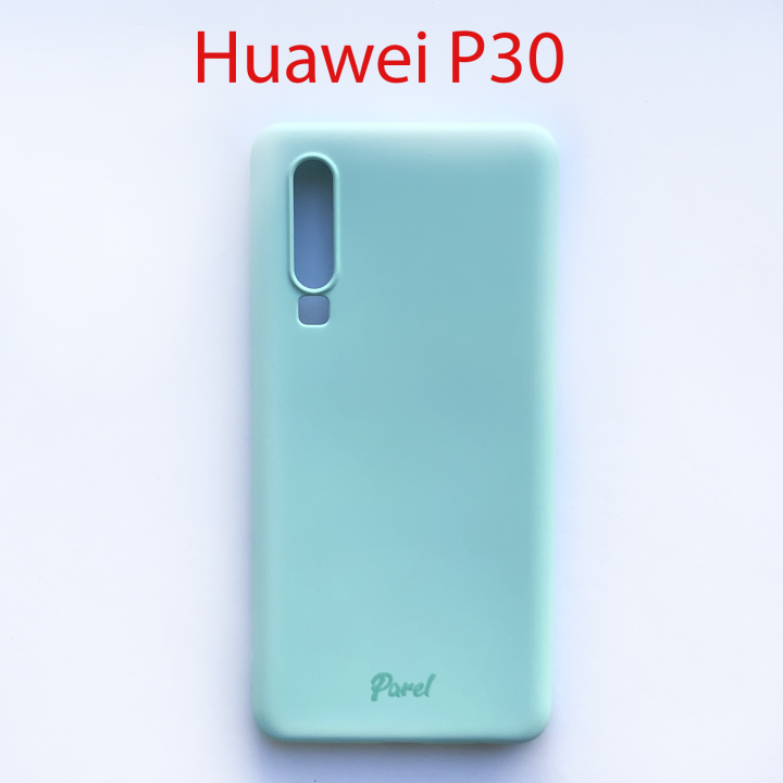 Чехол бампер Huawei P30 ELE-L29 голубой