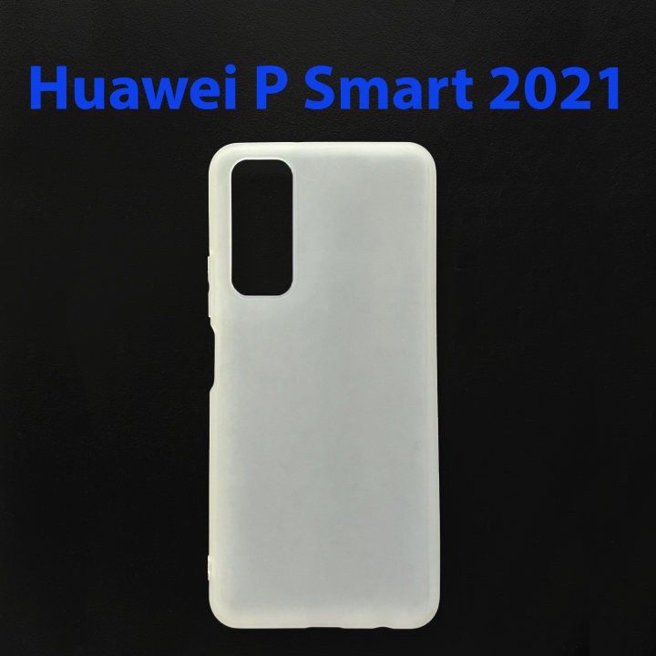 Силиконовый бампер для Huawei P smart 2021 PPA-LX1 белый
