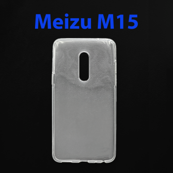 Чехол-бампер Meizu 15, Meizu 15 lite прозрачный