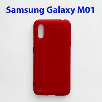 Чехол бампер для Samsung Galaxy A01 A015F, M01 M015F Красный