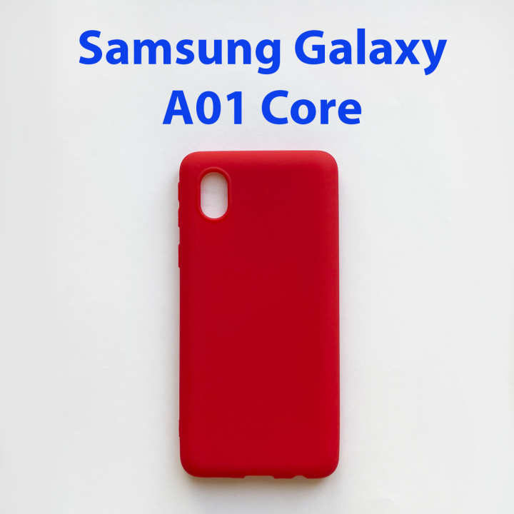 Чехол бампер для Samsung Galaxy A01 Core SM-A013F Красный
