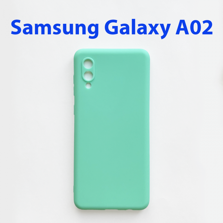 Чехол бампер для Samsung Galaxy A02 SM-A022G бирюзовый