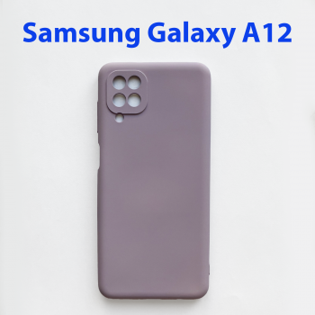 Чехол бампер для Samsung Galaxy A12 SM-A125F фиолетовый