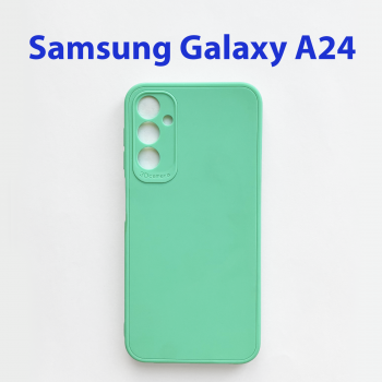 Чехол бампер для Samsung Galaxy A24 SM-A245F Бирюзовый