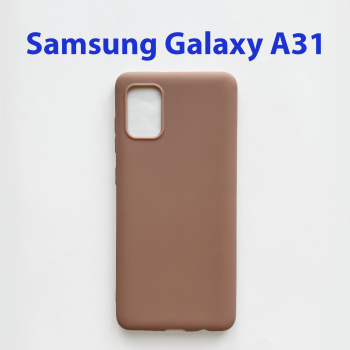 Чехол бампер для Samsung Galaxy A31 SM-A315F пыльная роза