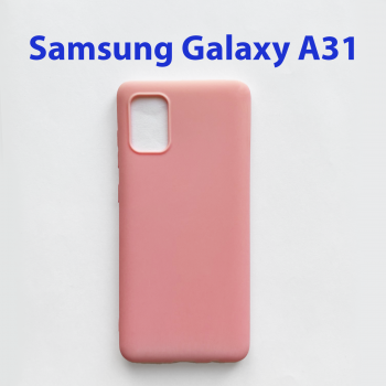 Чехол бампер для Samsung Galaxy A31 SM-A315F розовый