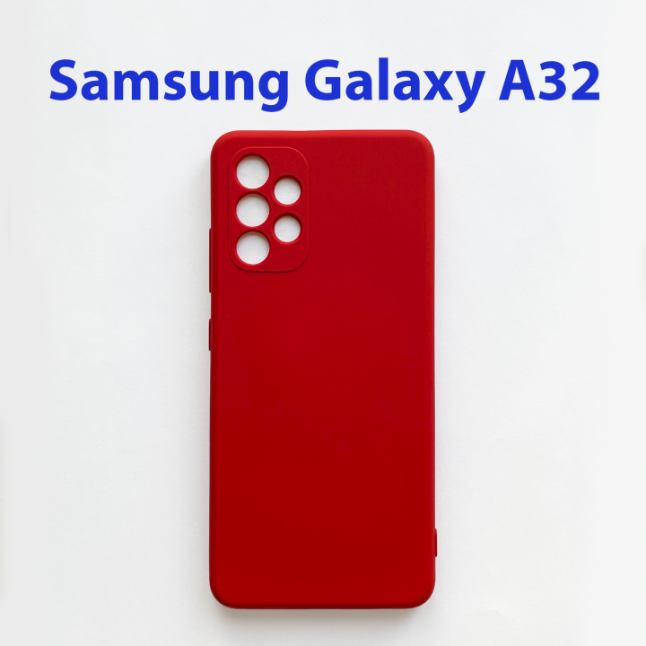 Чехол бампер для Samsung Galaxy A32 SM-A325F красный