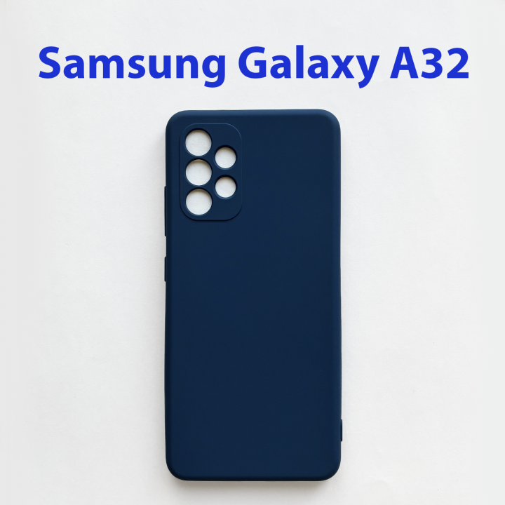 Чехол бампер для Samsung Galaxy A32 SM-A325F синий