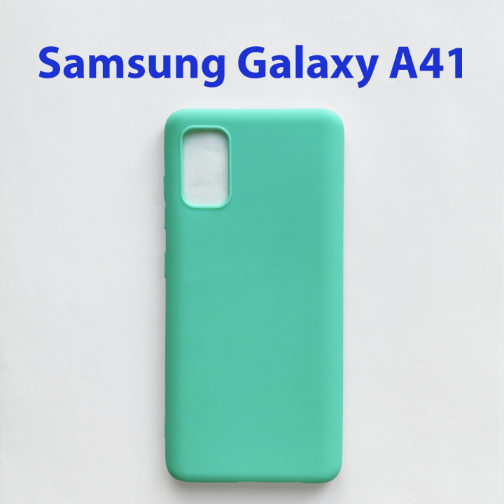 Чехол бампер для Samsung Galaxy A41 SM-A415F бирюзовый