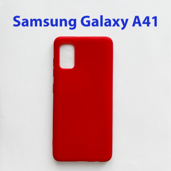 Чехол бампер для Samsung Galaxy A41 SM-A415F красный