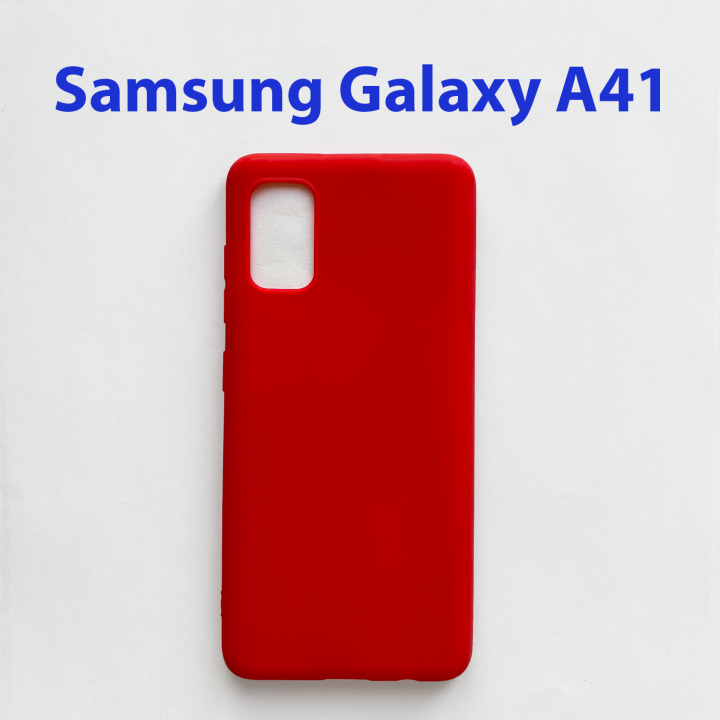 Чехол бампер для Samsung Galaxy A41 SM-A415F красный