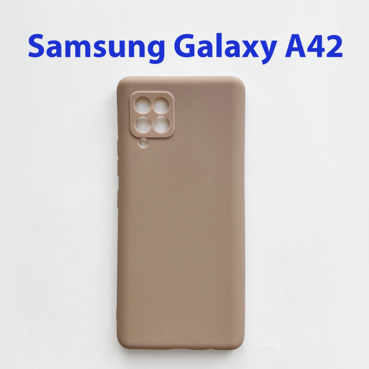 Чехол бампер для Samsung Galaxy A42 5G SM-A4260 пыльная роза