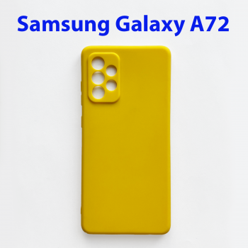 Чехол бампер для Samsung Galaxy A72 SM-A725F желтый