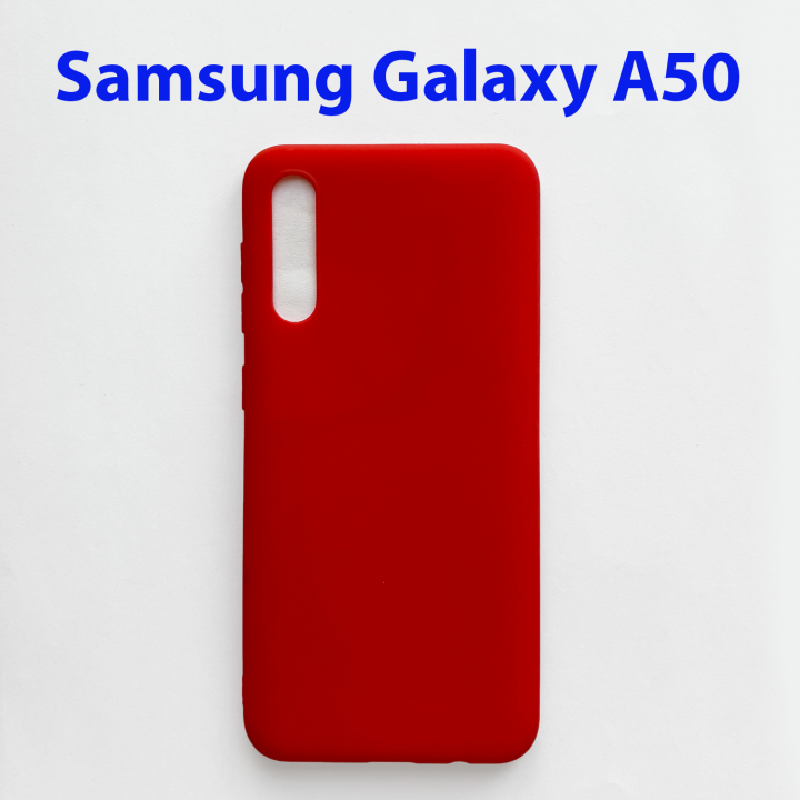 Чехол бампер Samsung Galaxy A50 SM-A505F красный