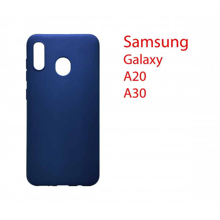 Чехол бампер TFN для Samsung Galaxy A20, A30 синий