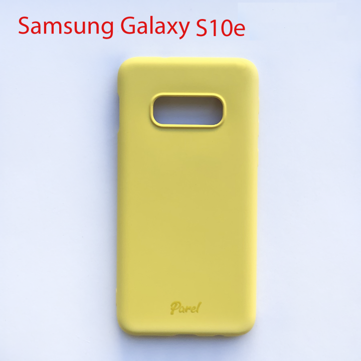 Чехол бампер Parel Samsung Galaxy S10 Lite SM-G770F желтый
