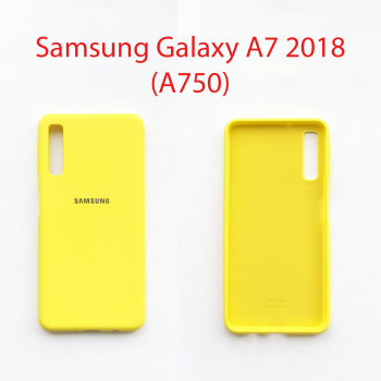 Чехол бампер Samsung Galaxy A7 SM-A750 желтый