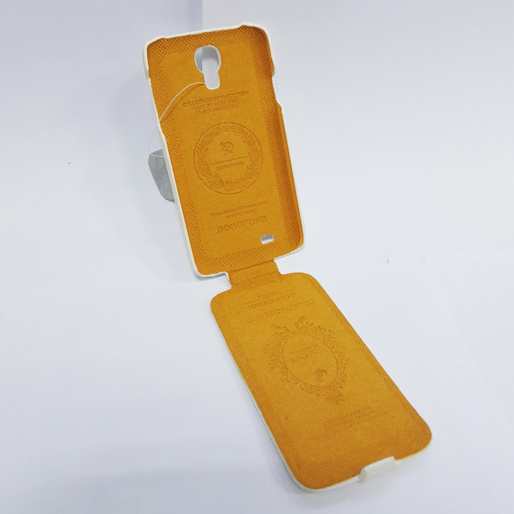 чехол флип Borofone для Samsung Galaxy S4 (I9500) белый