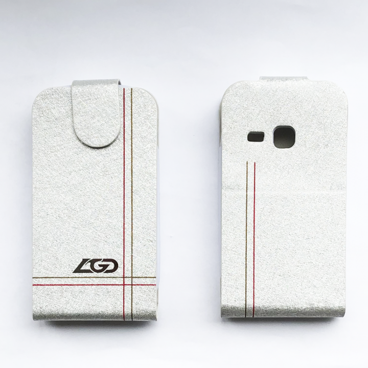 чехол флип LGD для Samsung Galaxy Young Duos (S6312) белый