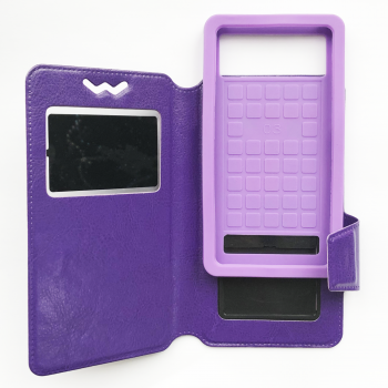 Чехол книжка универсальные s900 (76-140мм) фиолетовый