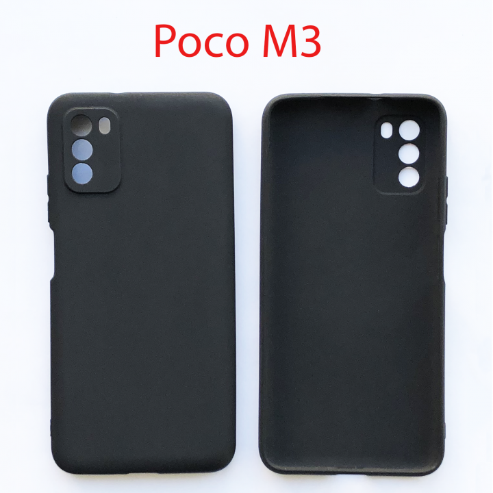 Чехол-бампер для POCO M3 черный