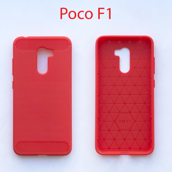 Чехол-бампер для Xiaomi Pocophone F1 красный